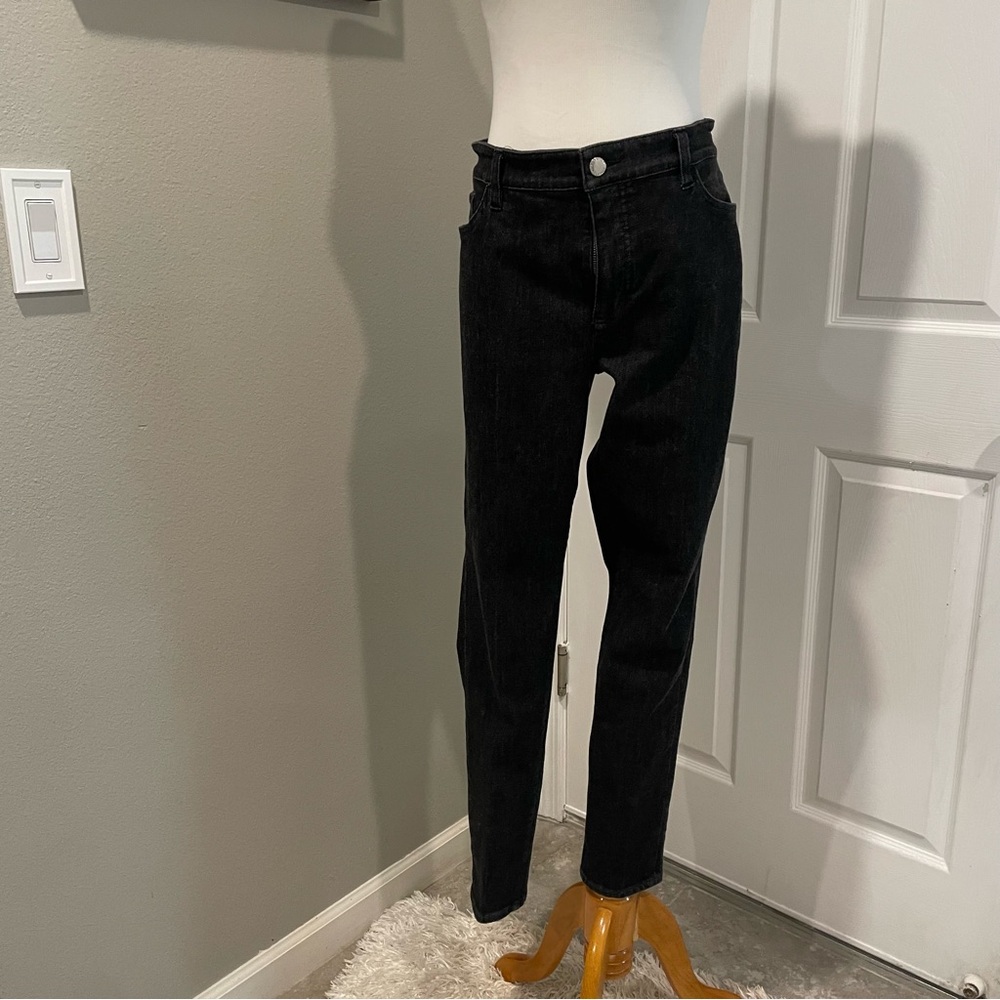 Lauren Ralph Lauren Black Jeans Size 14 Denim Women’s Zipper Button Pockets pant